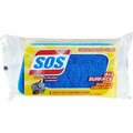 Sos 4-1/2in Long x 2-1/2in Wide x 0.09in Thick Scouring Sponges CLO91017